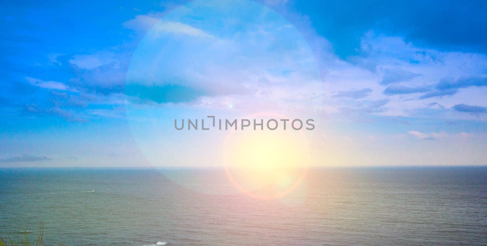 The Sunrise Over Pacific Ocean in Kamchatka Peninsula