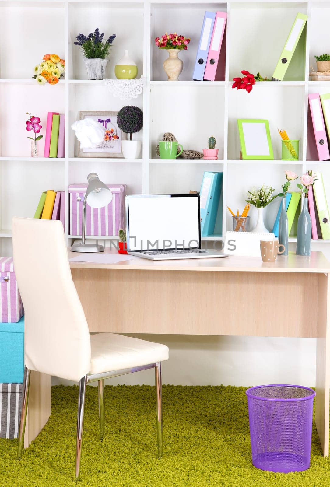 a color work space disposition