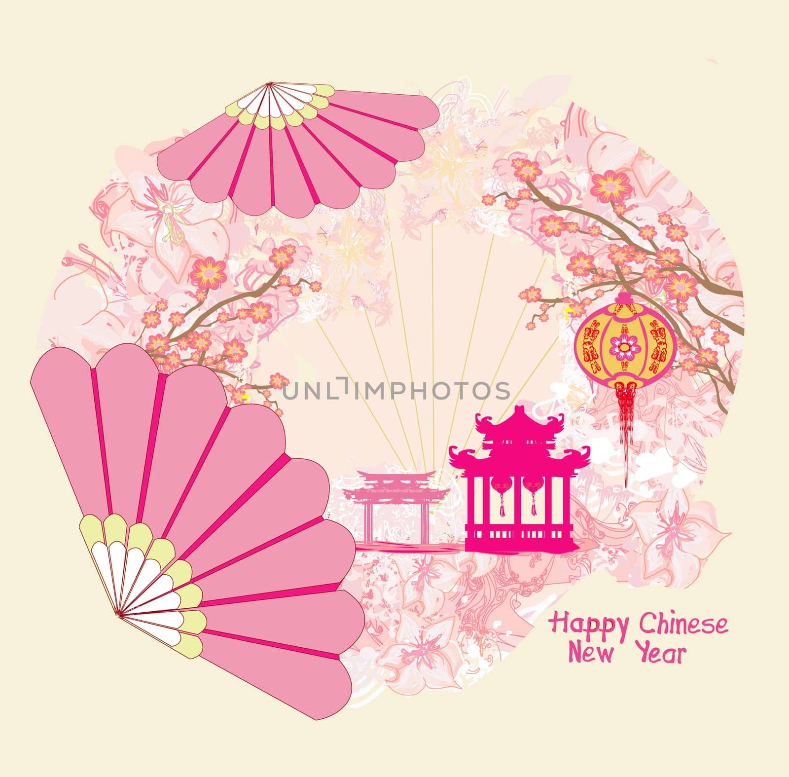 Mid-Autumn Festival for Chinese New Year - card