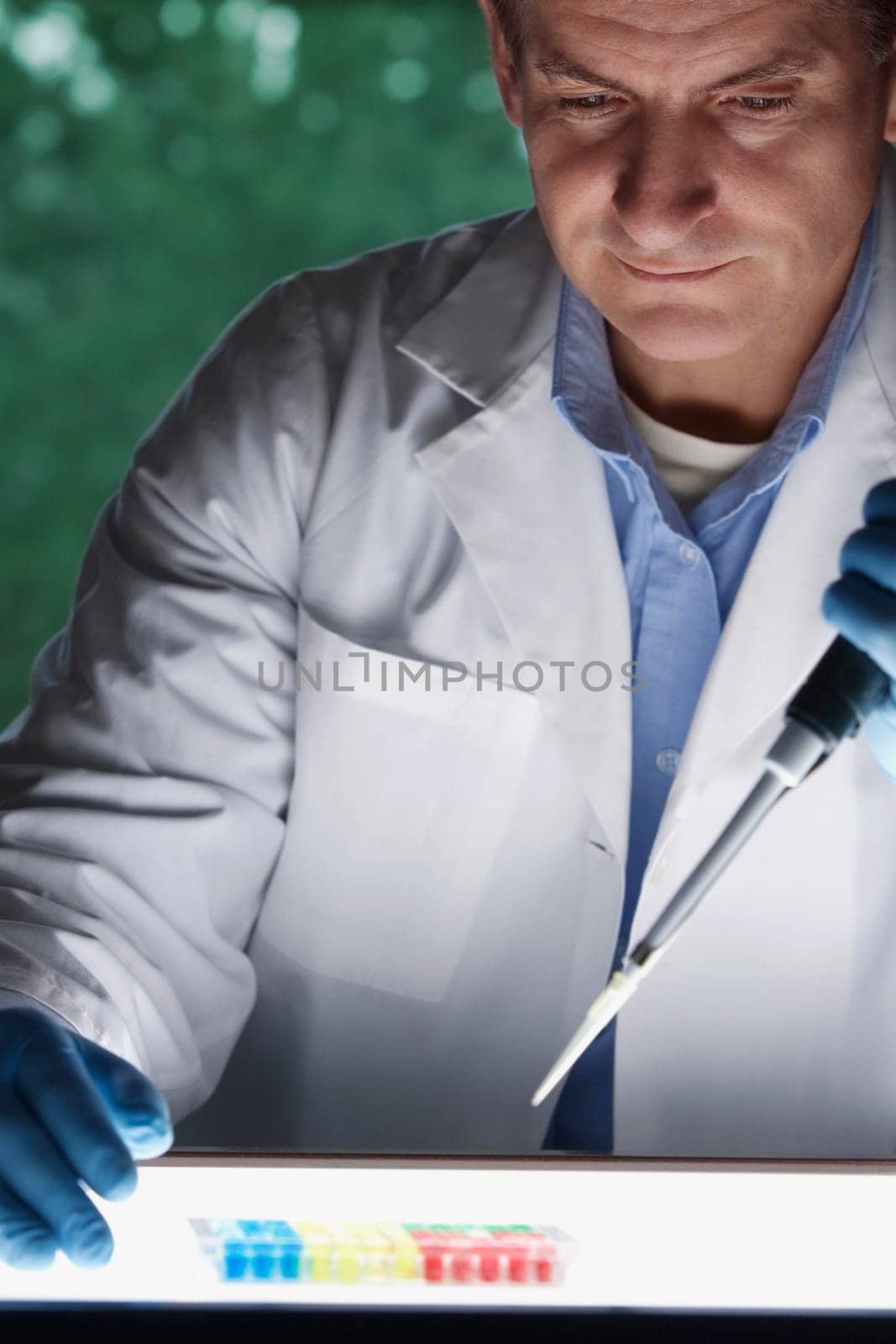 Doctor researching in a laboratory