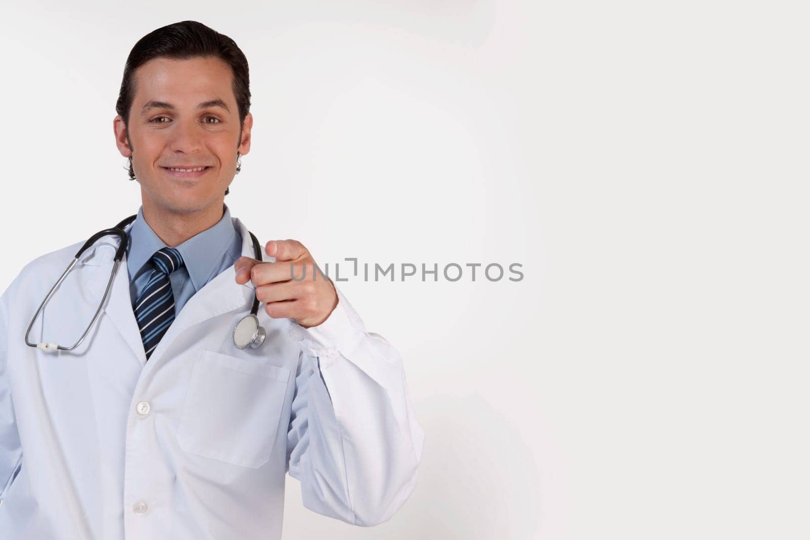 Portrait of a doctor with a stethoscope