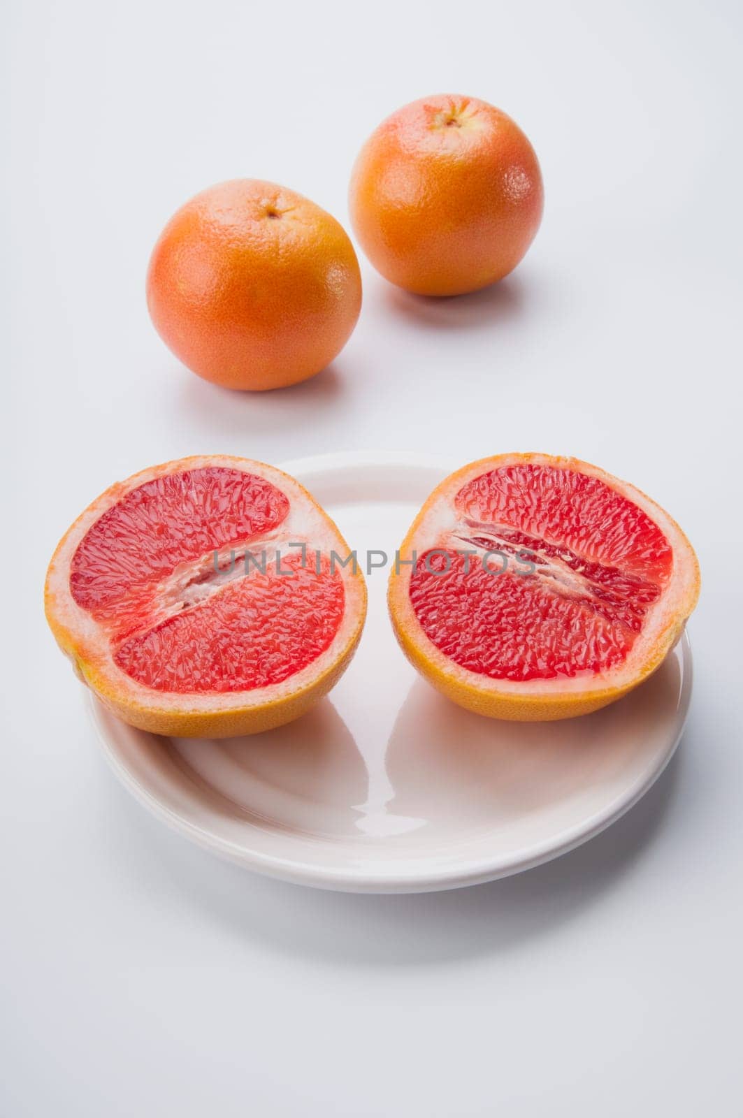 Close_up of grapefruits
