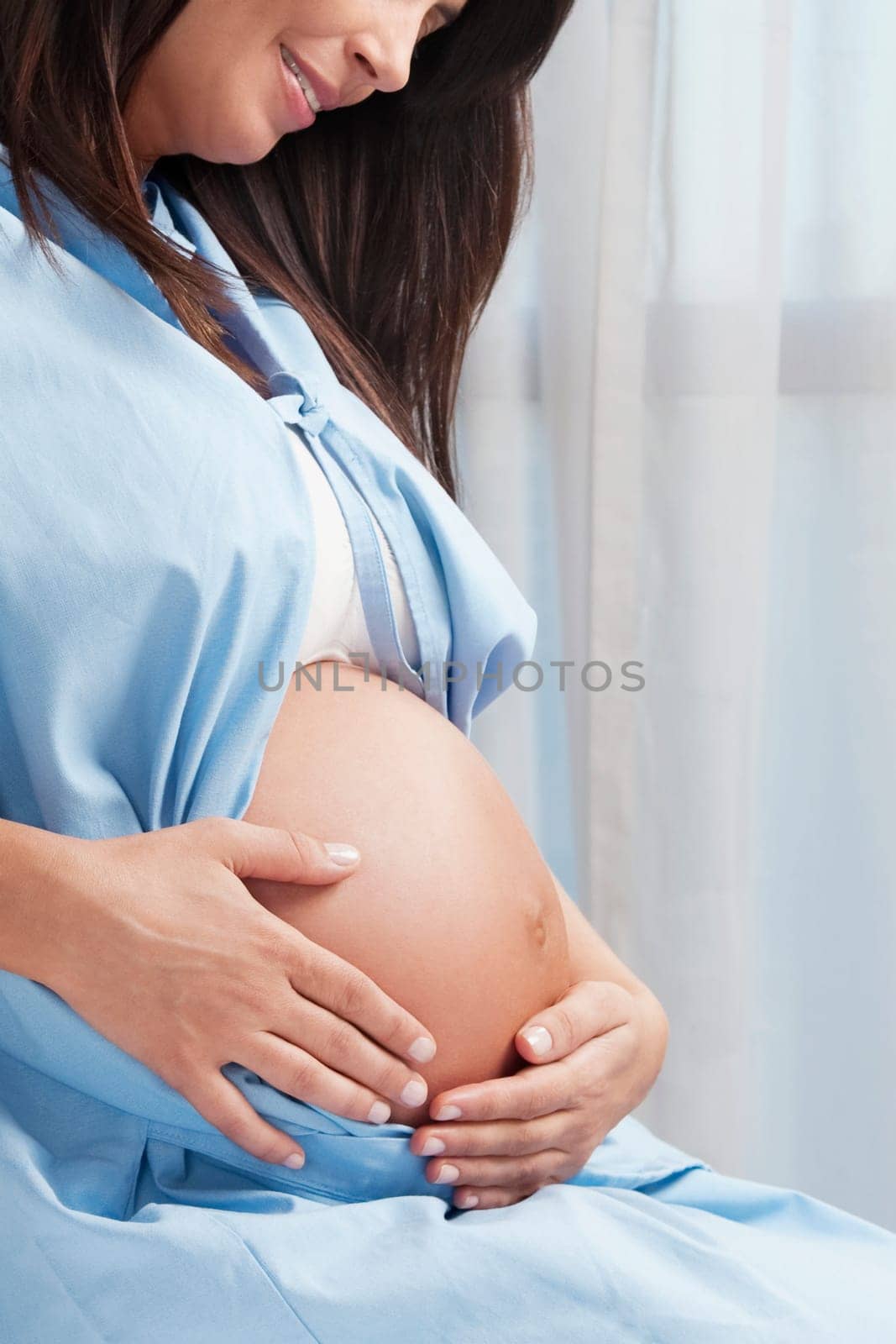Pregnant woman in a hospital