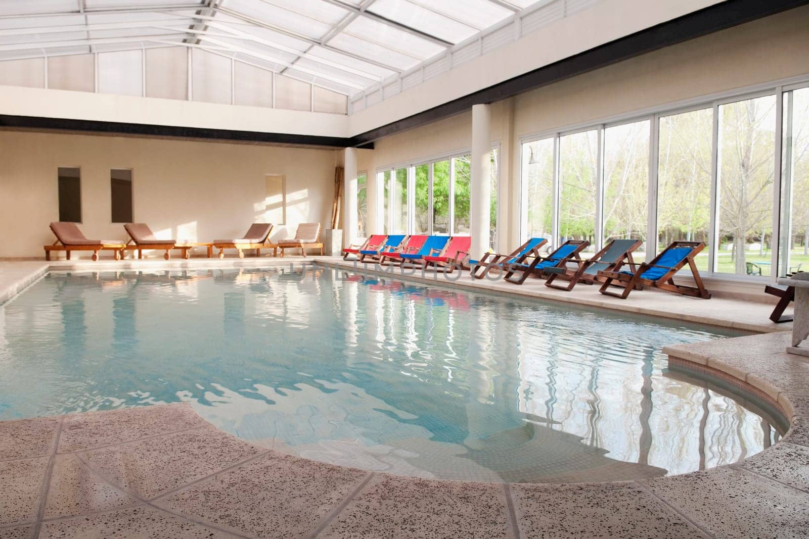 Swimming pool in a rehabilitation center