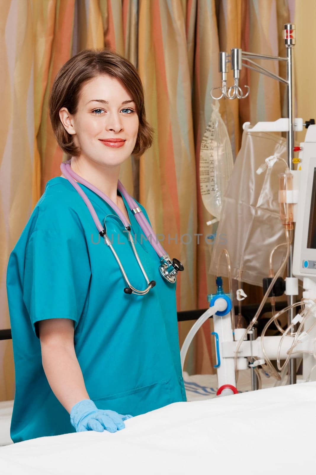 Portrait of a female doctor smiling