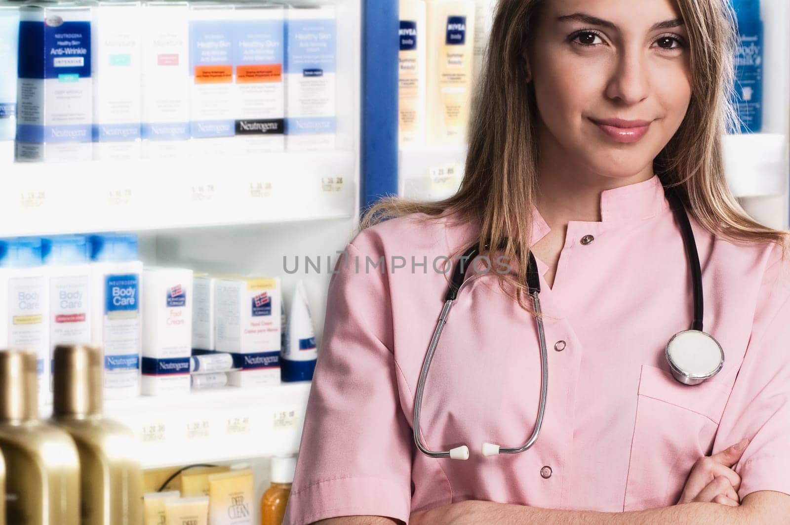 Portrait of a female pharmacist