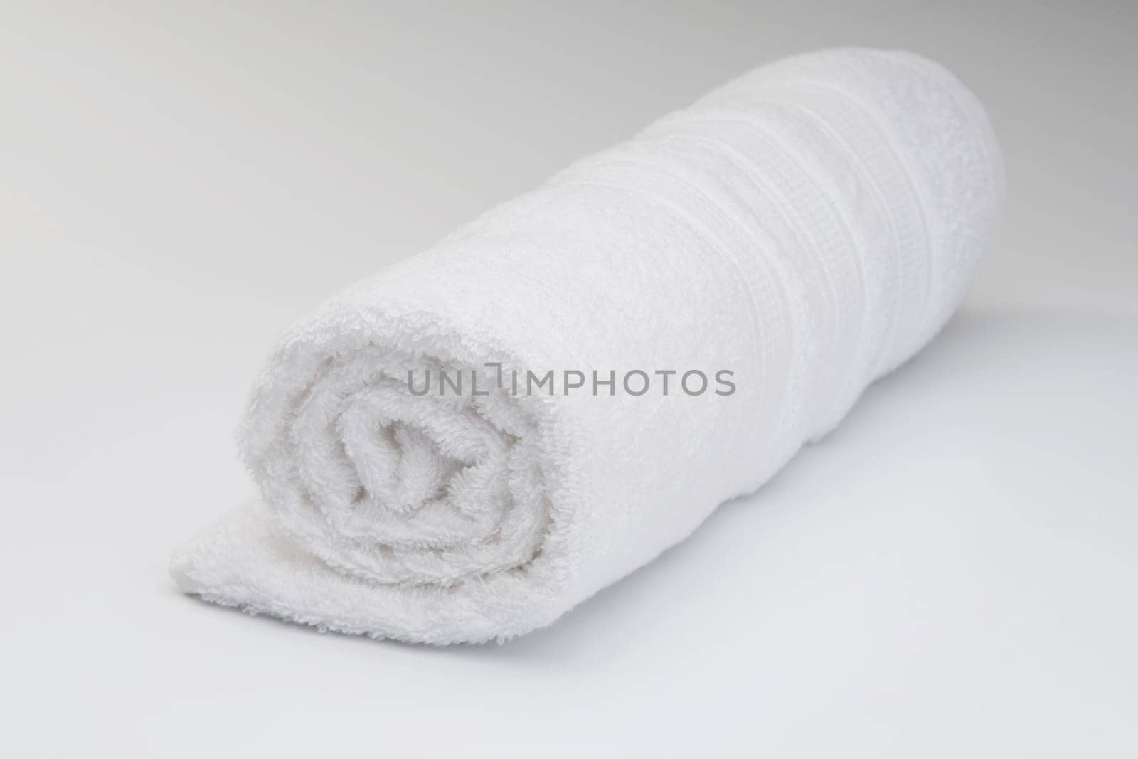 Close_up of a rolled up towel