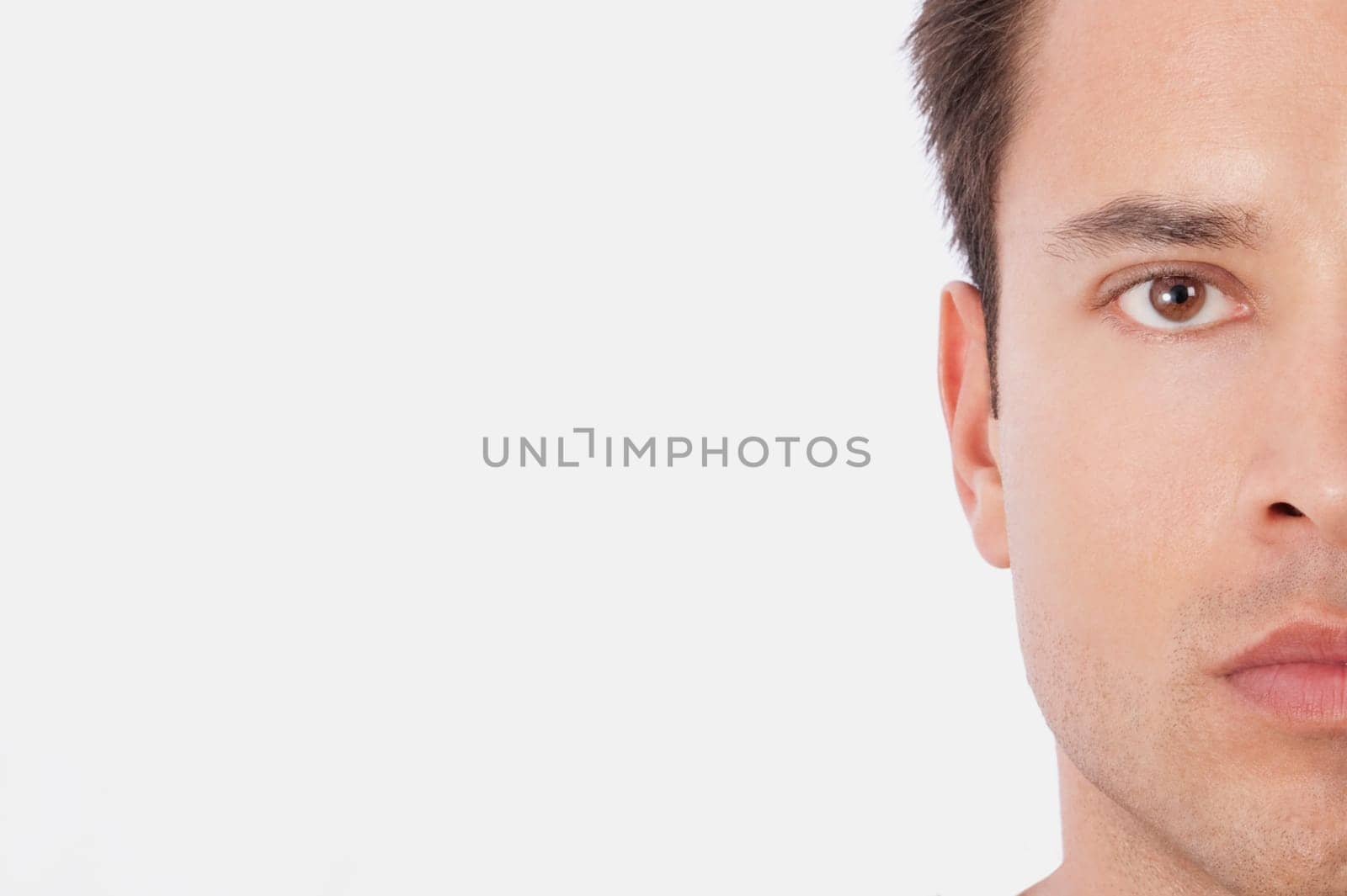Close_up of a man