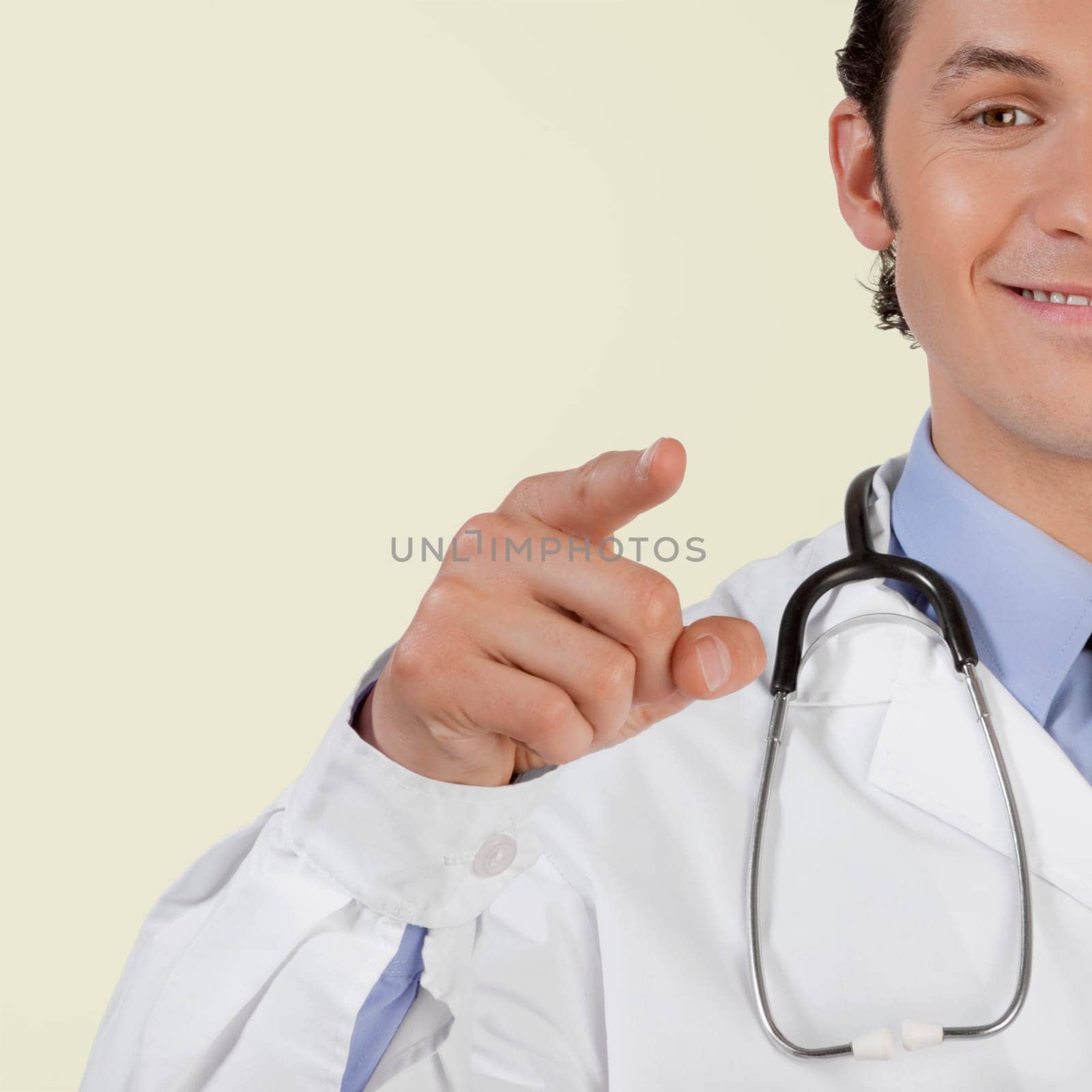 Portrait of a doctor with a stethoscope