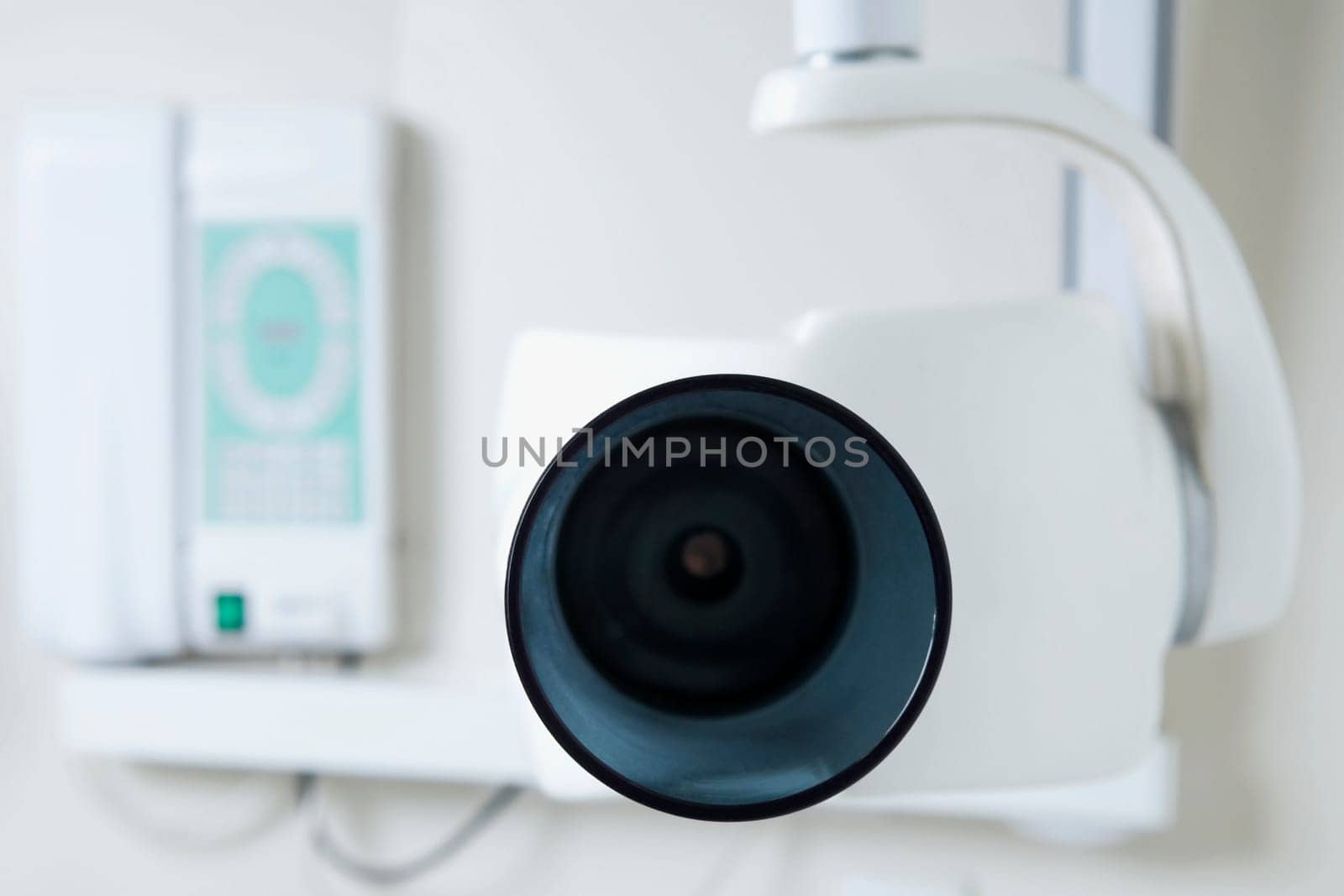 Close_up of an X_Ray machine