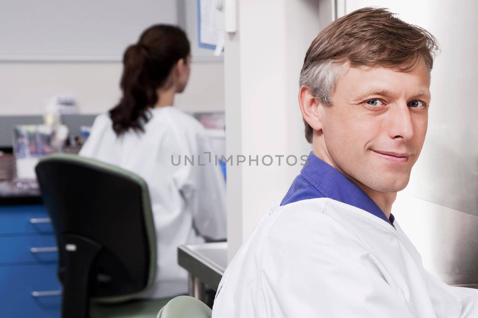Doctors researching in a laboratory