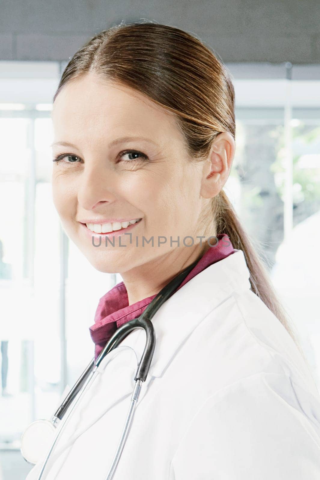 Portrait of a female doctor smiling