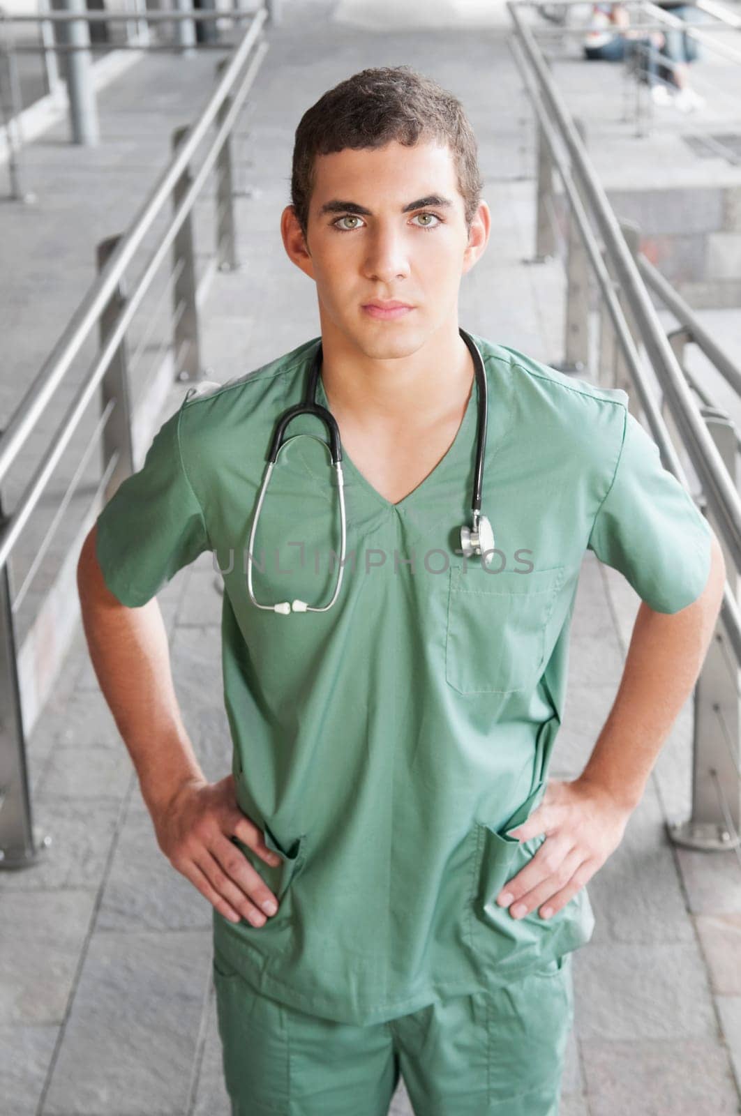 Portrait of a male nurse