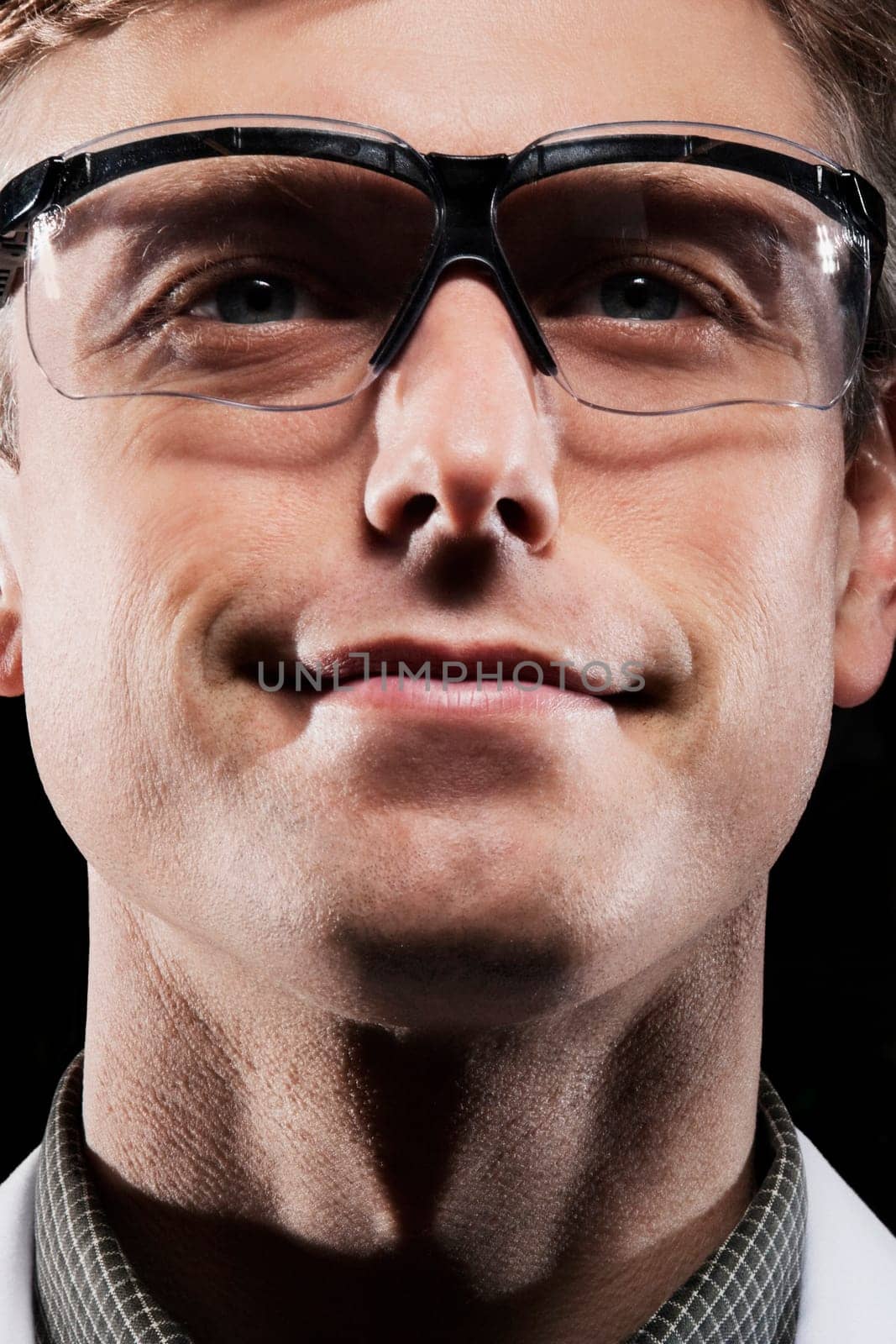 Close_up of a doctor smiling