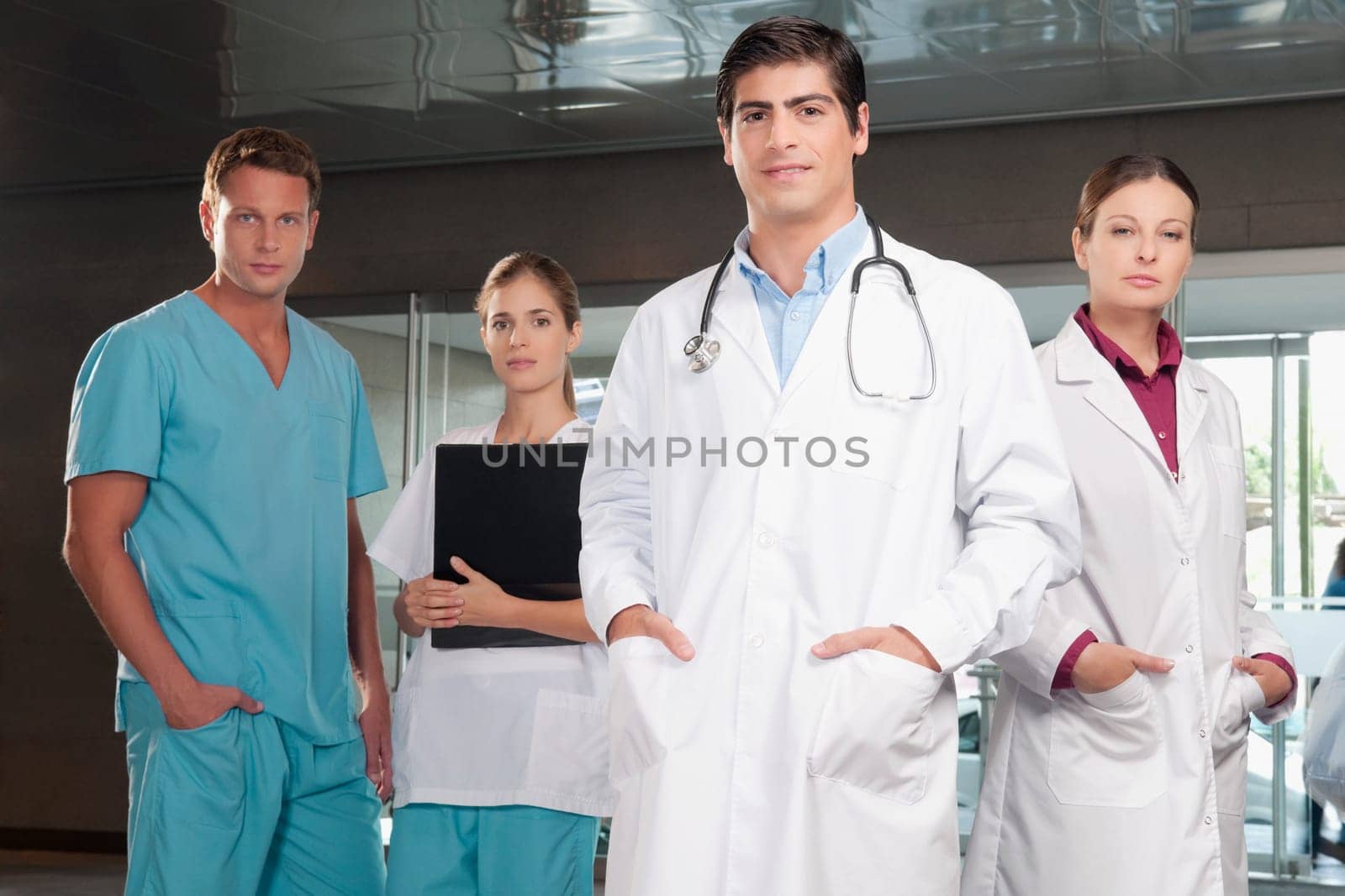 Doctors standing together