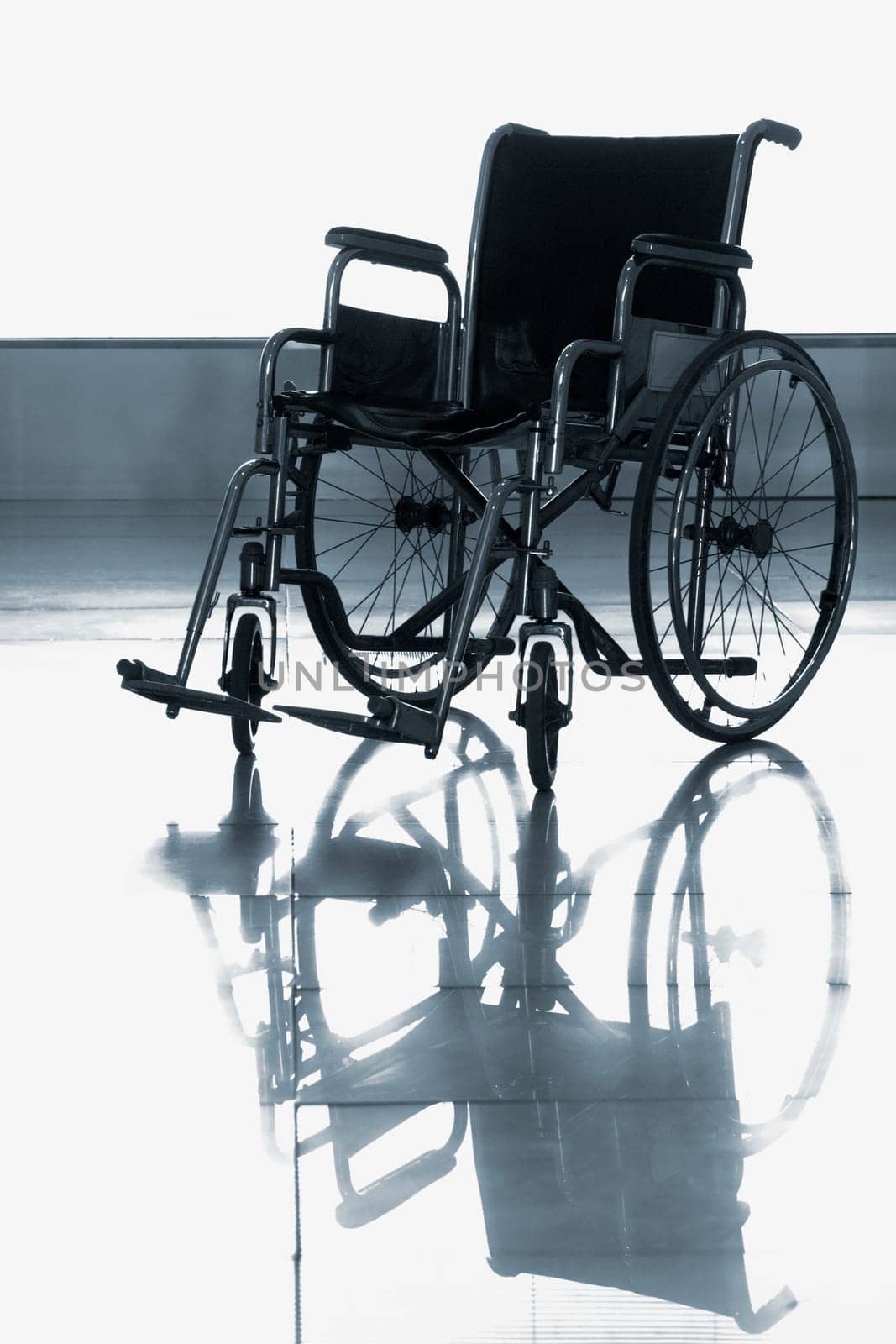 Wheelchair in a hospital