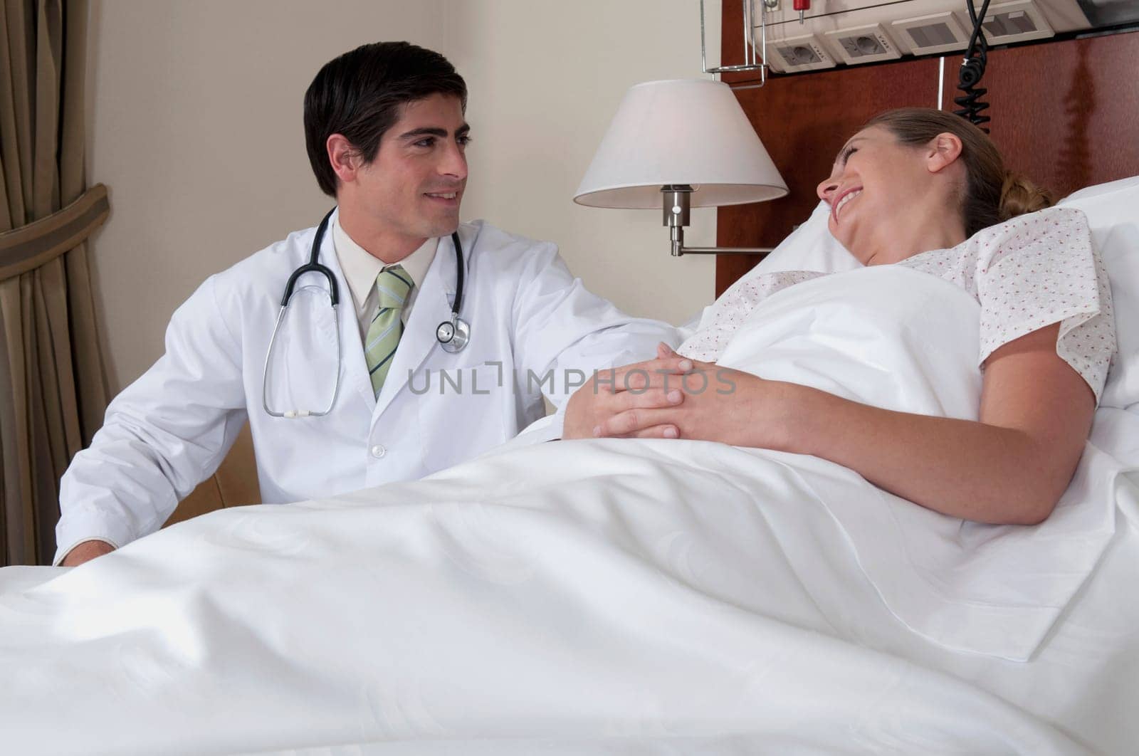 Doctor discussing with a patient