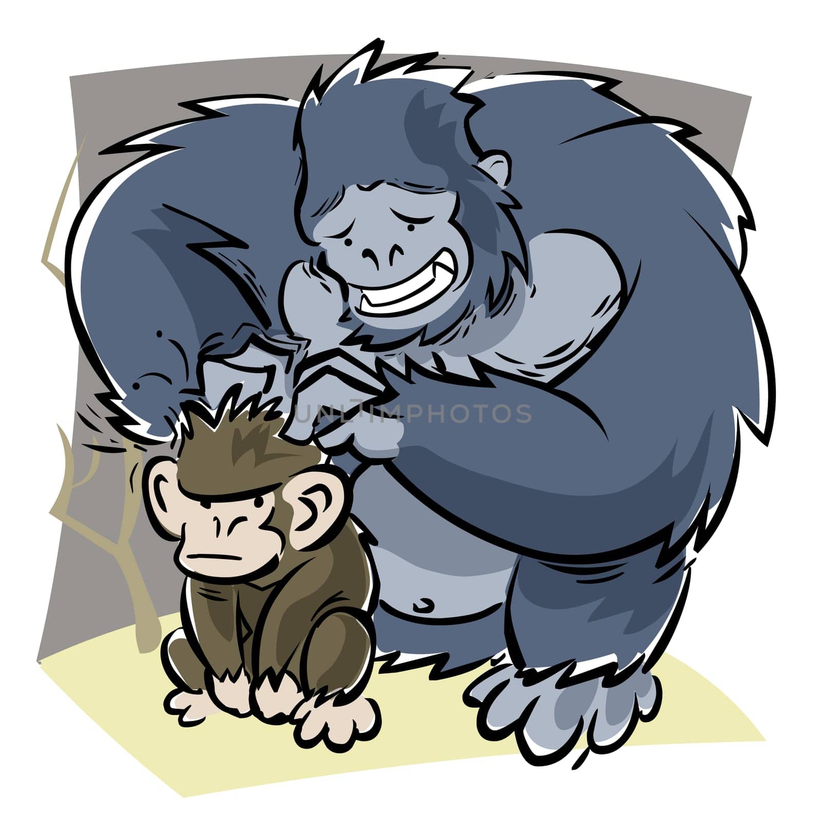Two gorillas