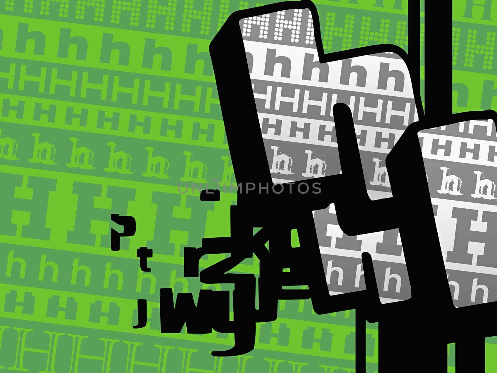 Close-up of alphabets