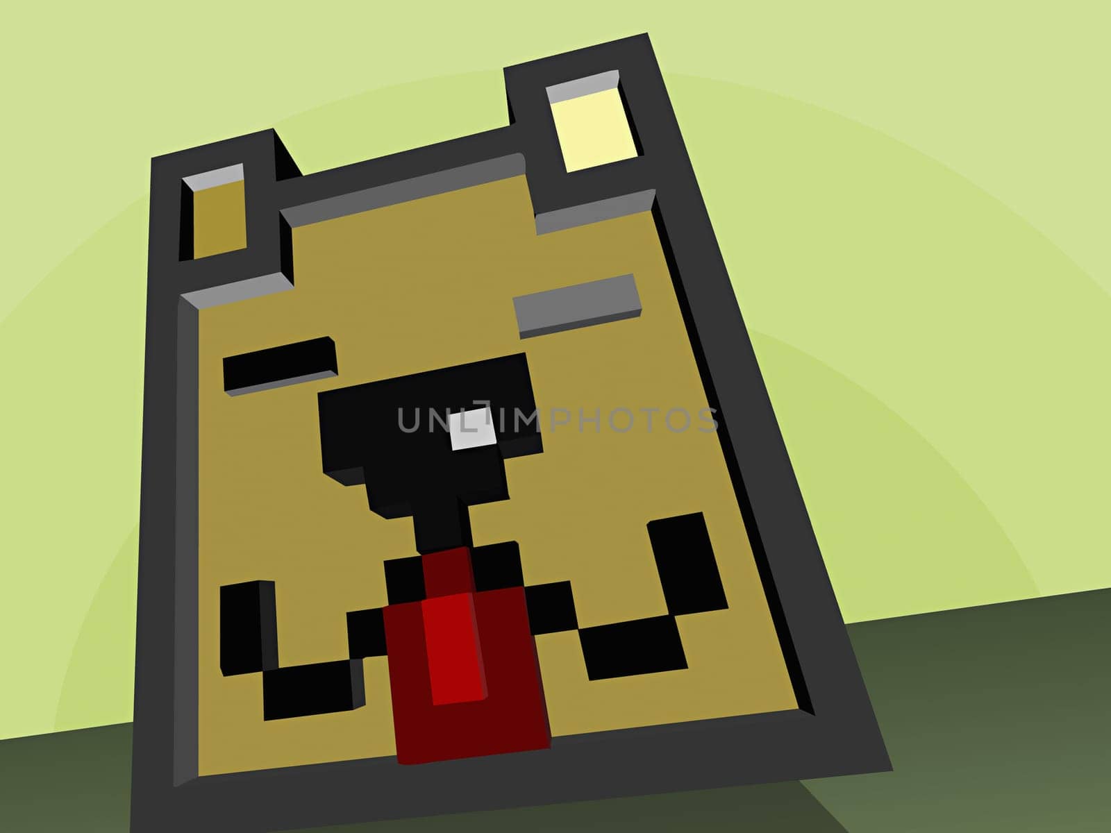 Digital representation of a dog