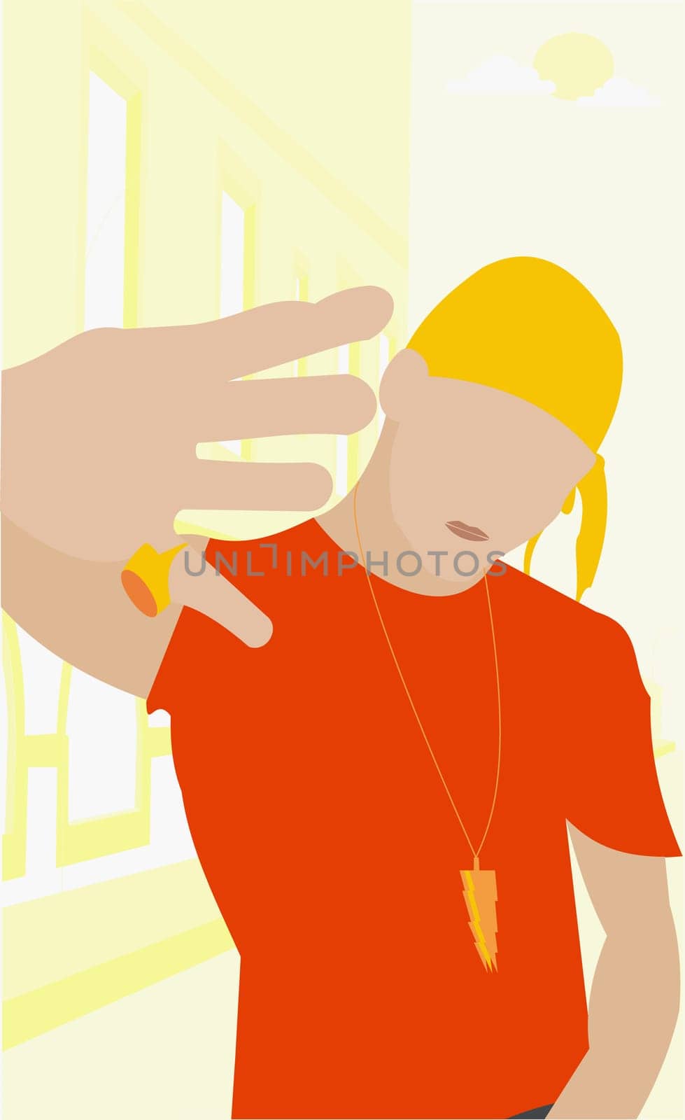 Man gesturing with his hands