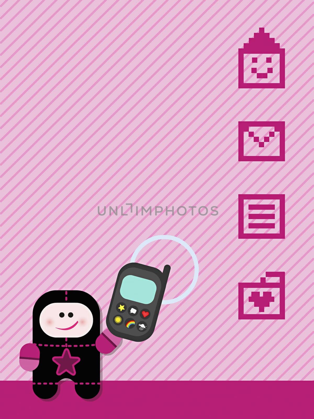 Person holding a mobile phone