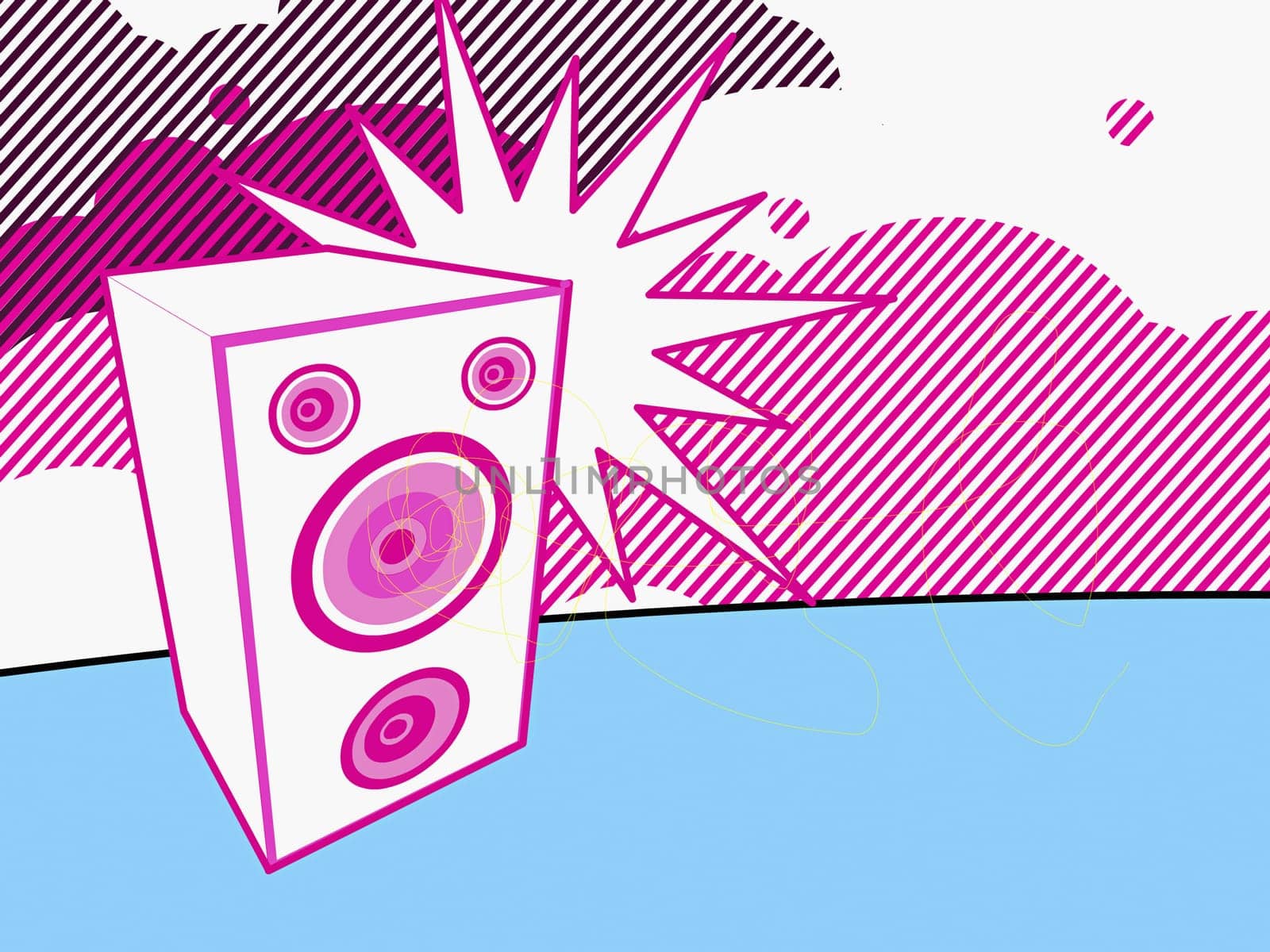 Close-up of a speaker