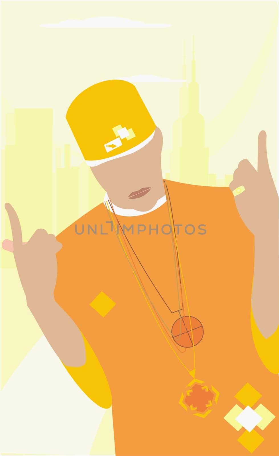 Man gesturing with his hands
