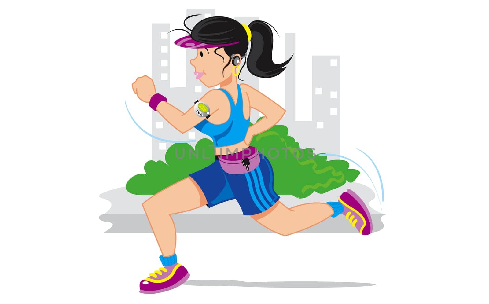 Girl running