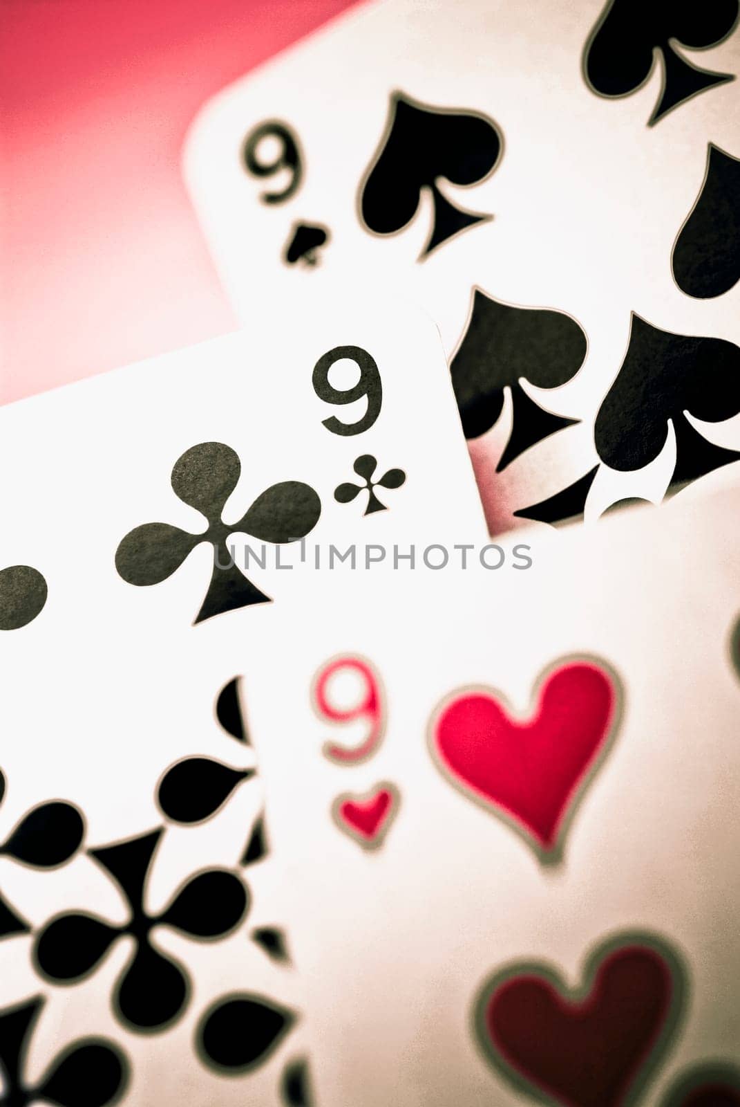 Close_up of playing cards
