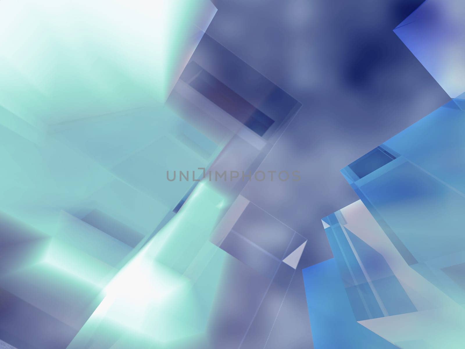 Abstract pattern on a blue background