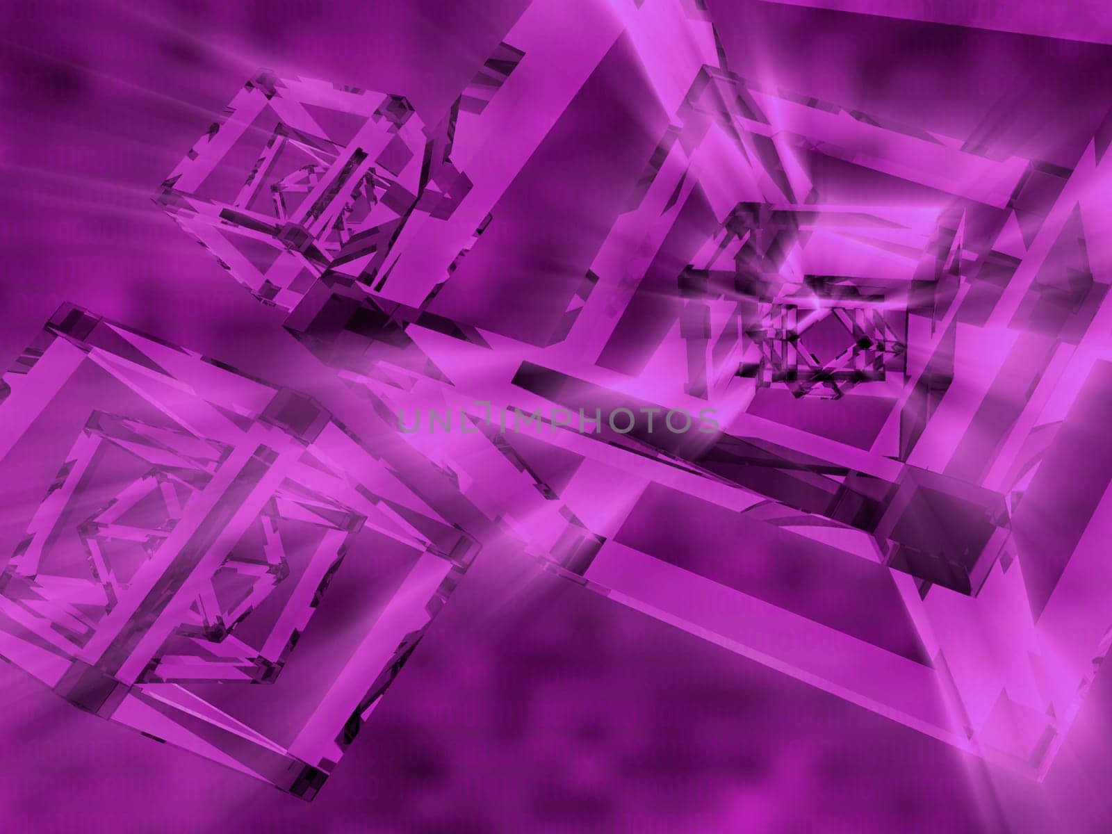 Abstract pattern on a purple background