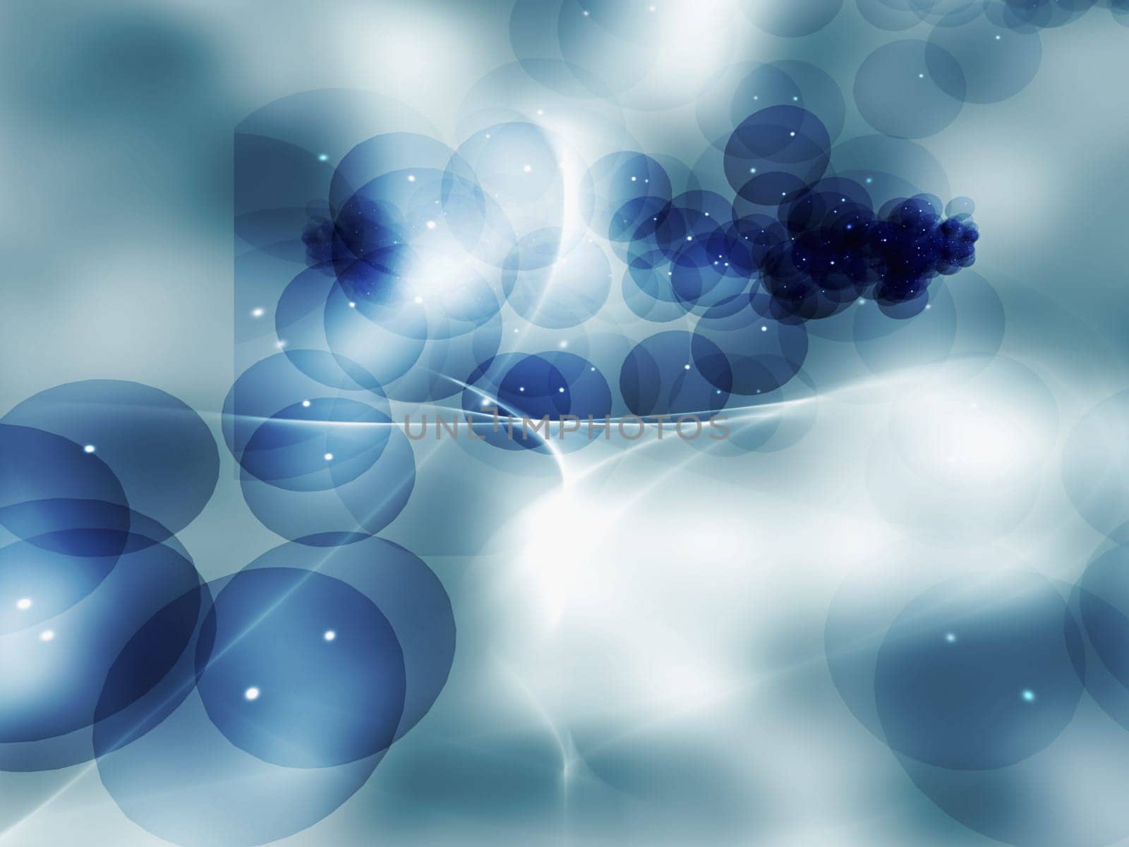 Circles on a colored background