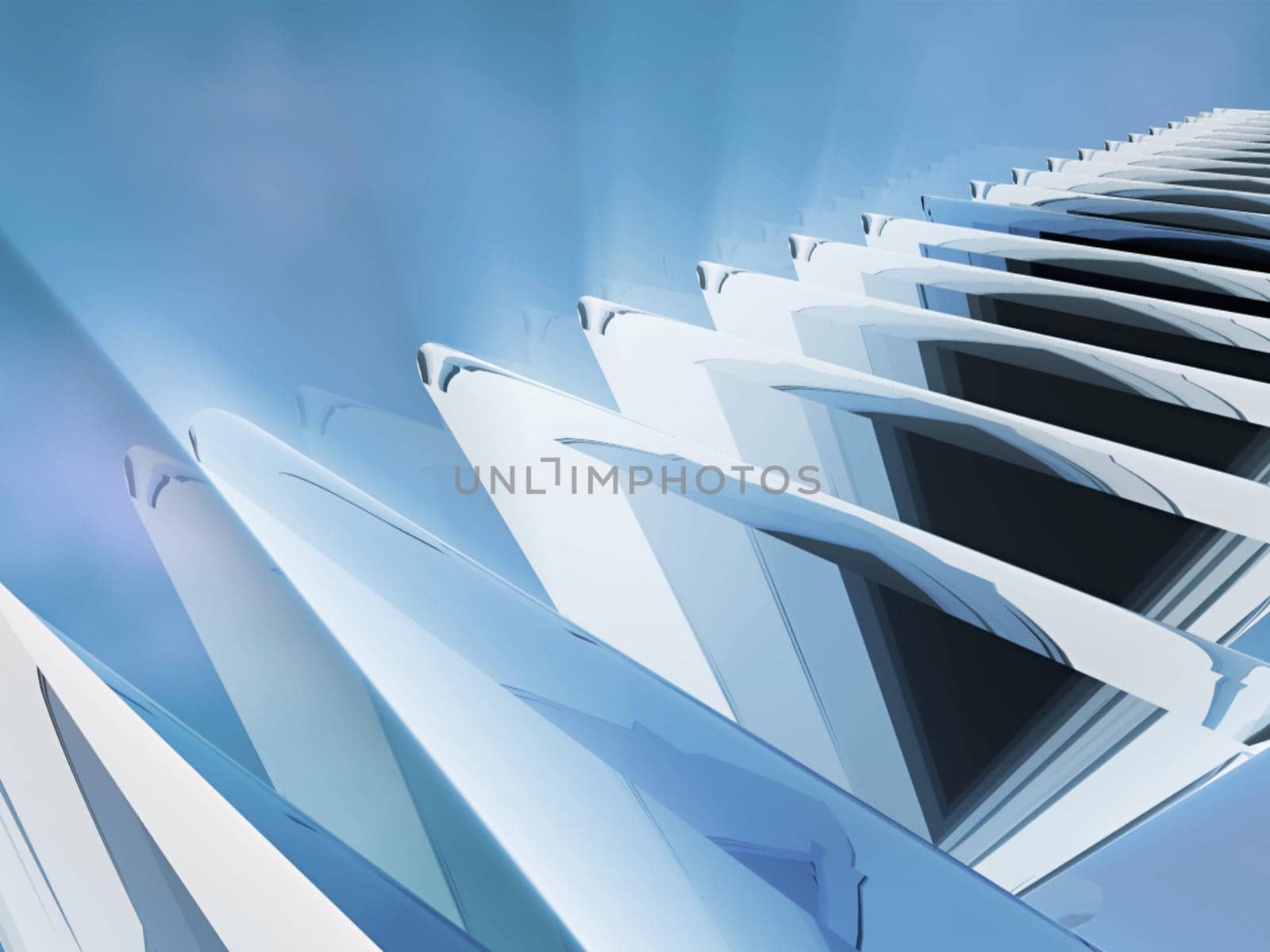 Abstract pattern on a blue background