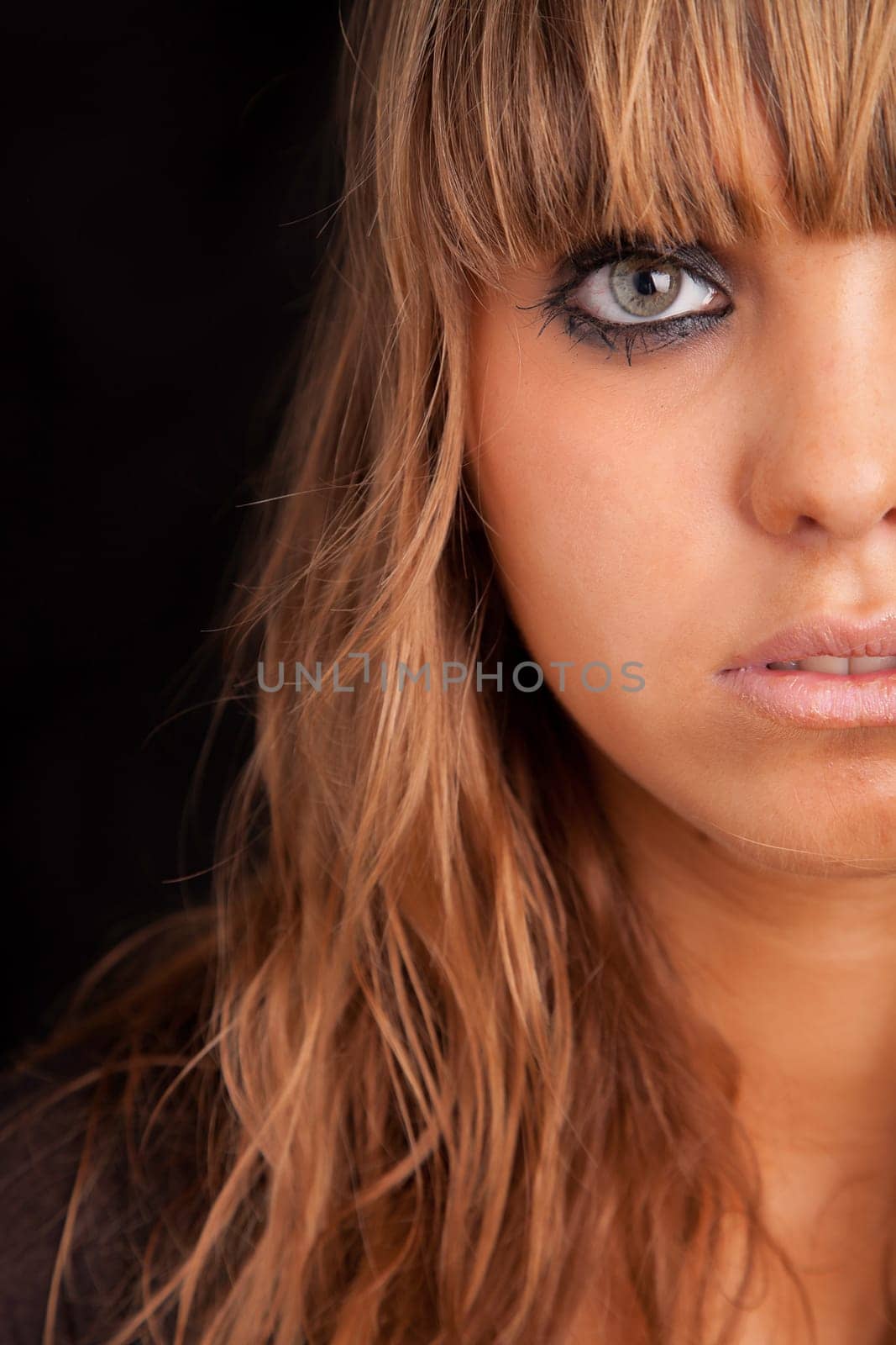 Young casual woman portrait - isolated