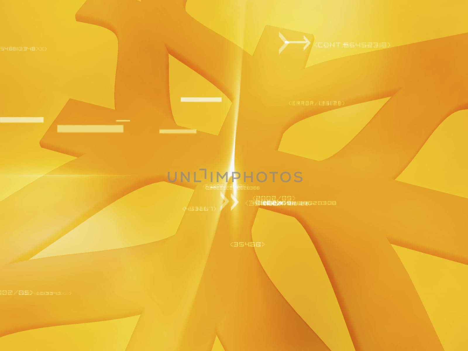 Abstract pattern on a yellow background