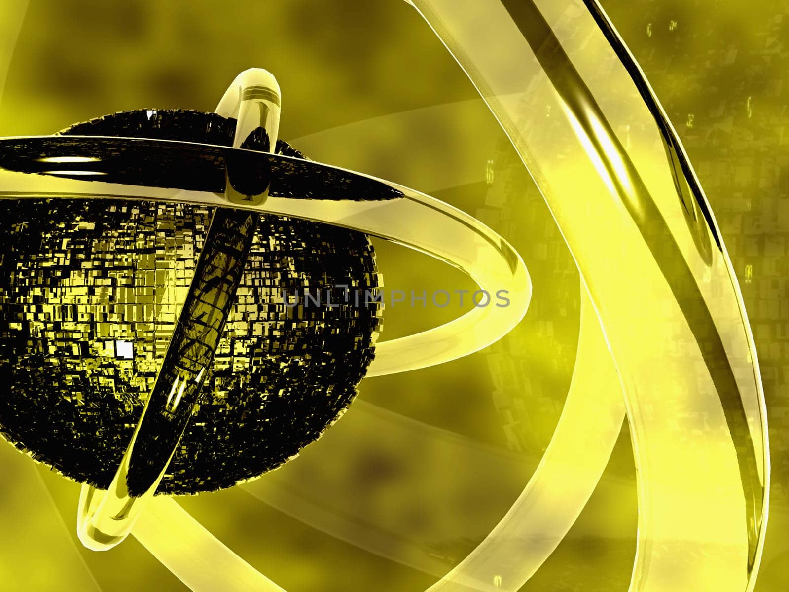 Rings around a sphere