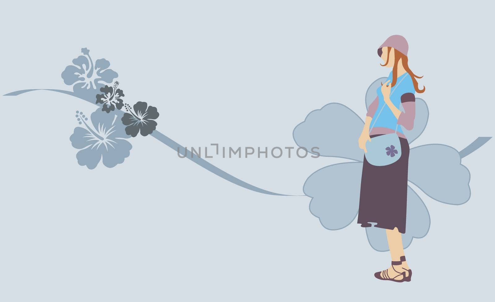 Woman carrying a purse