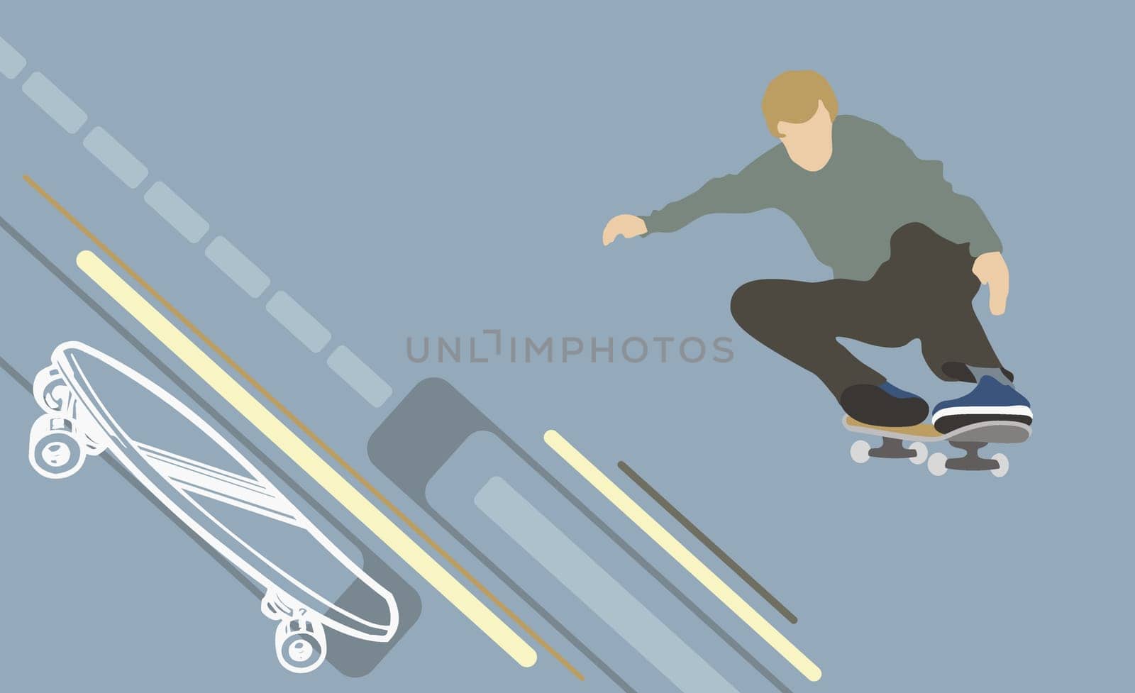Man skateboarding