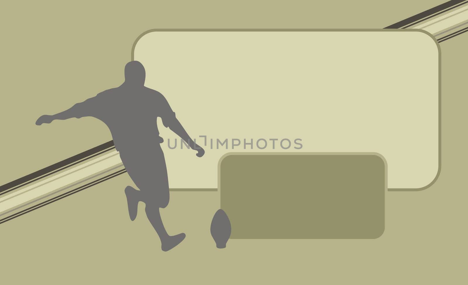 Person playing football