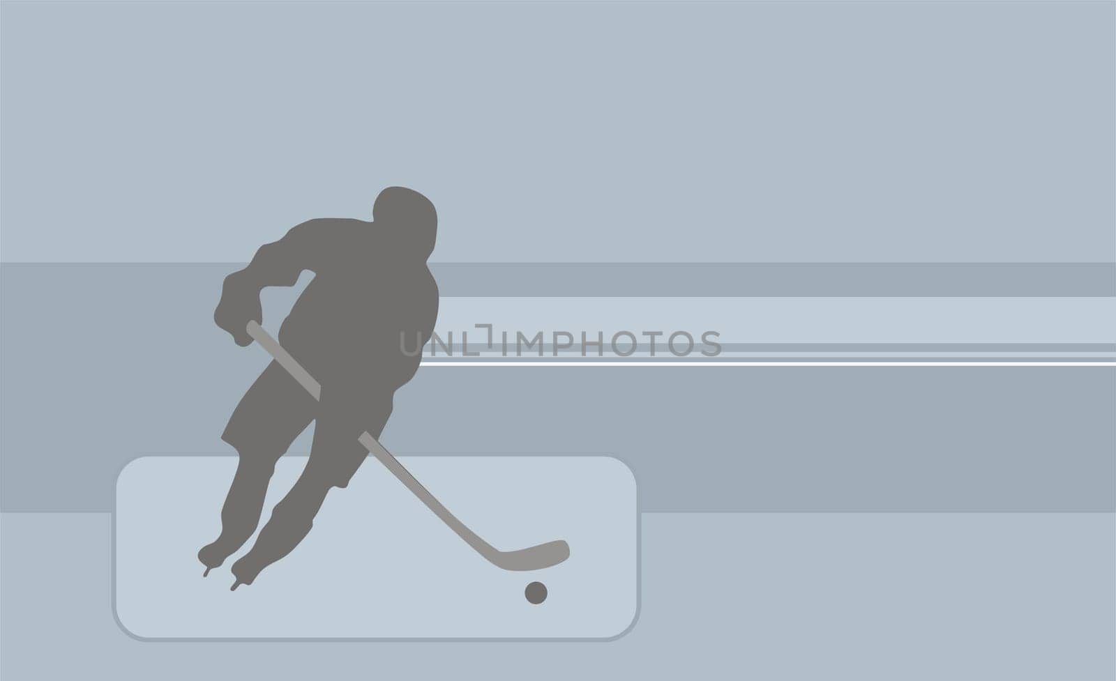 Person playing ice hockey