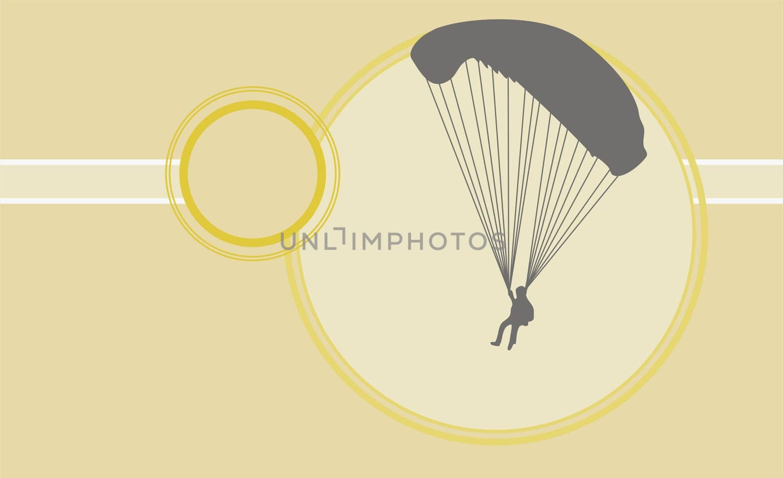 Person parachuting