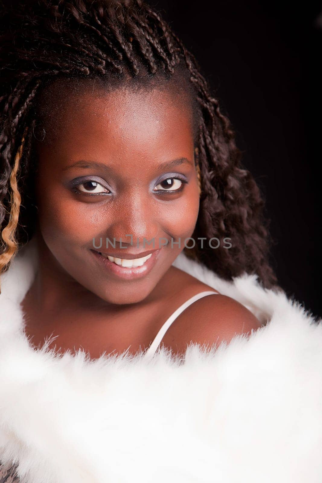 Beautiful casual woman portrait - isolated