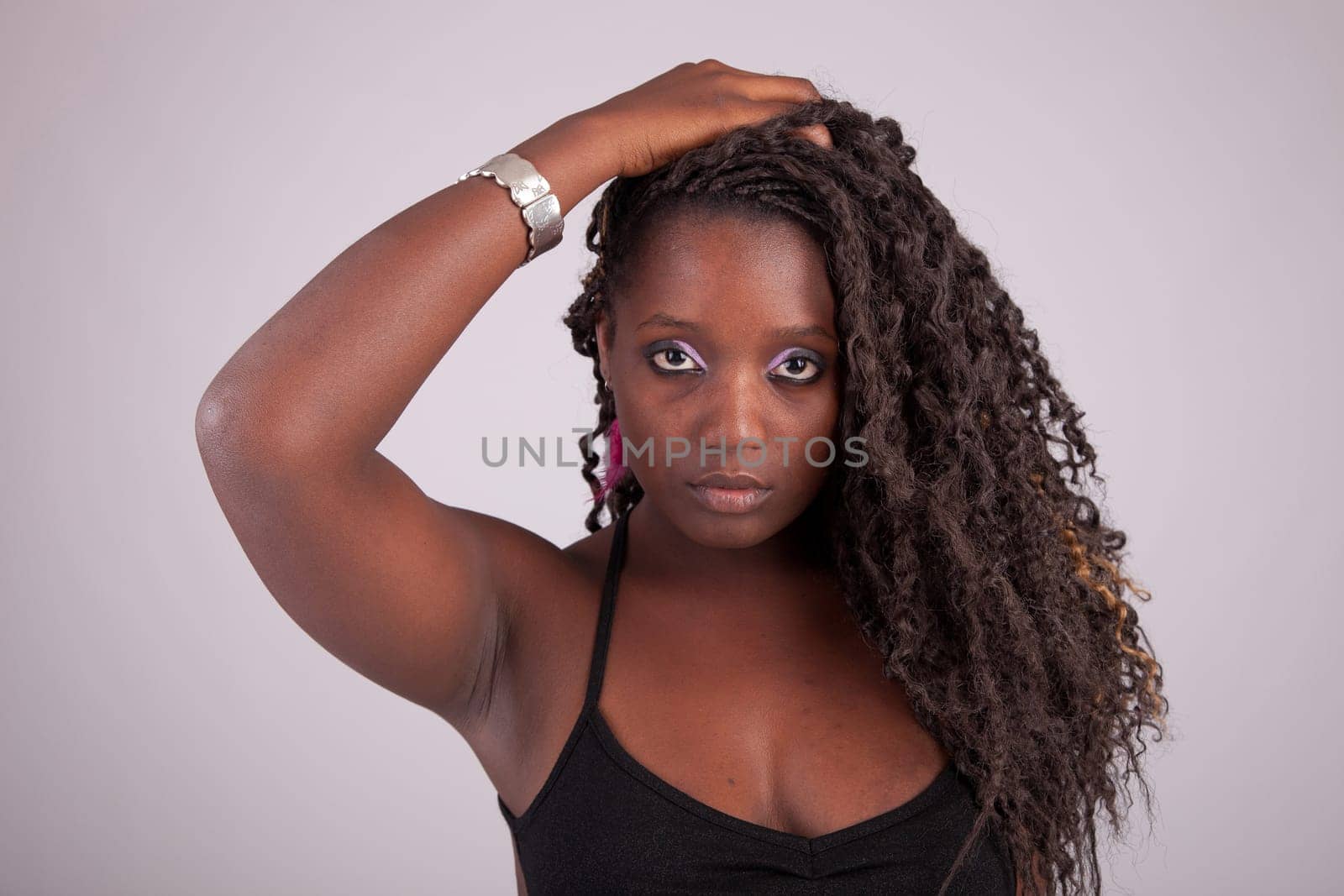 Beautiful casual woman portrait - isolated