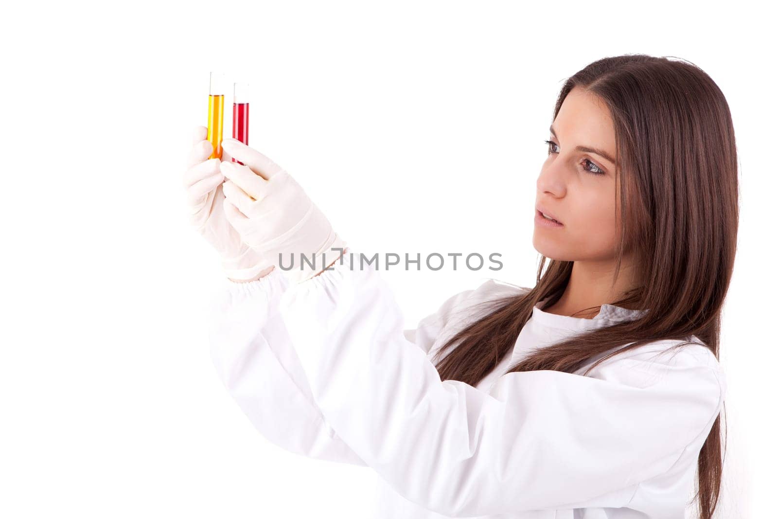 Young scientist working at laboratory