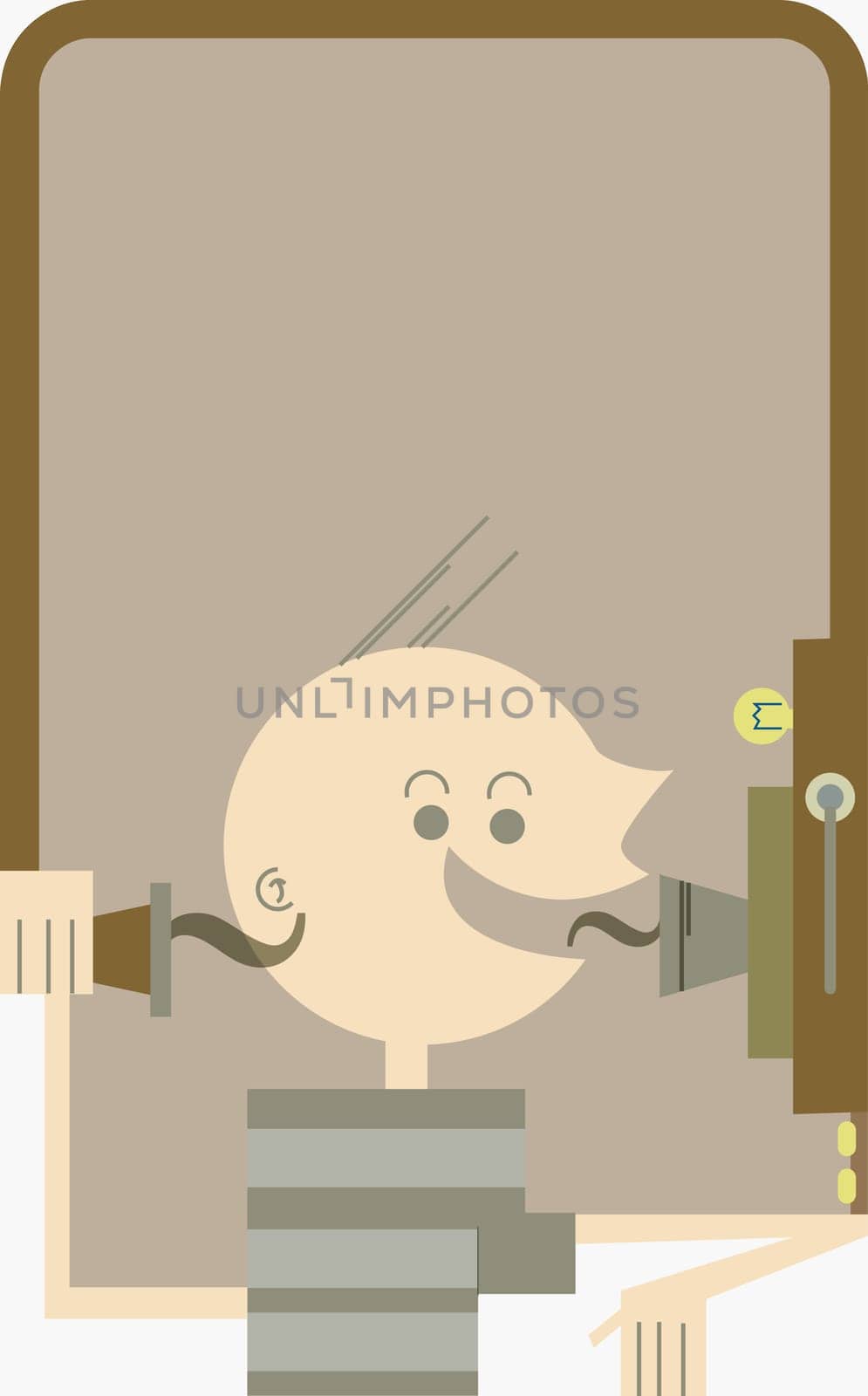 Person talking on the telephone