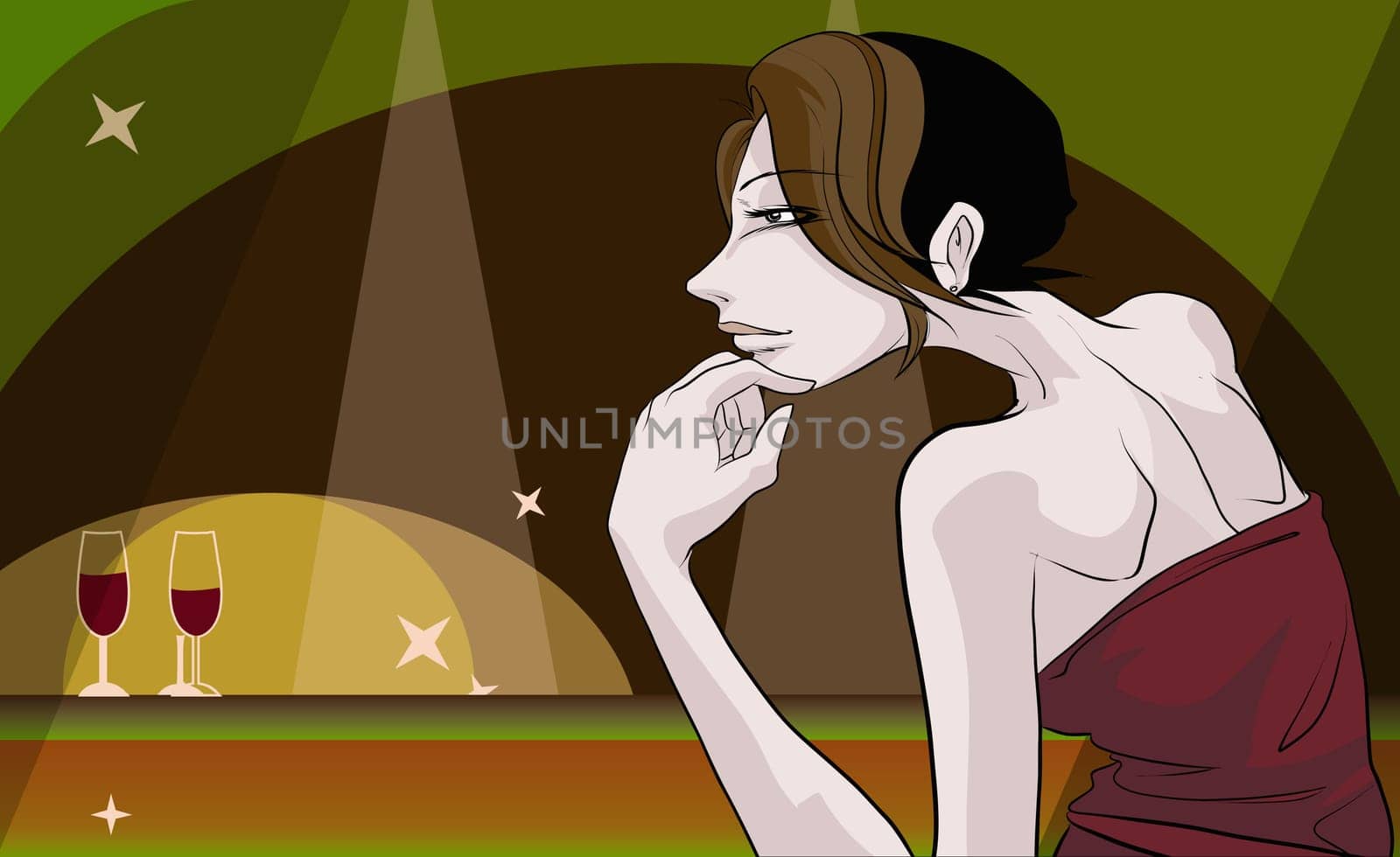 Woman thinking