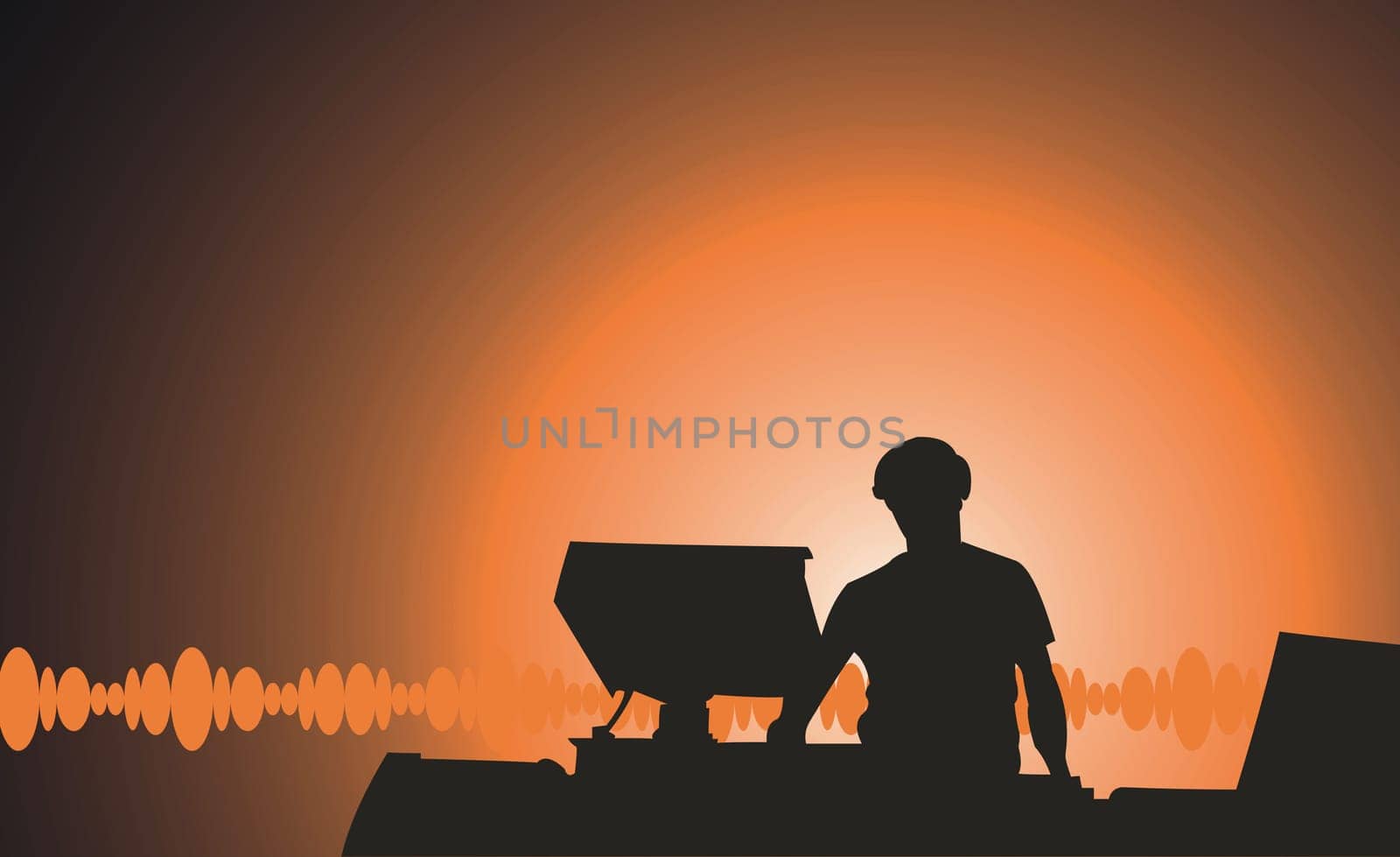 Person standing with a desktop PC