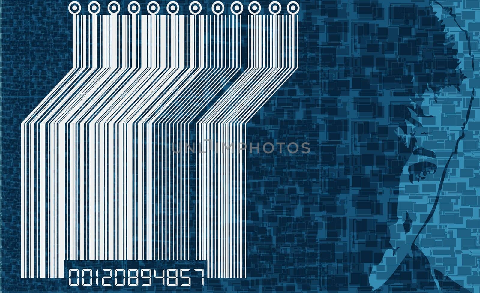 Close-up of bar code