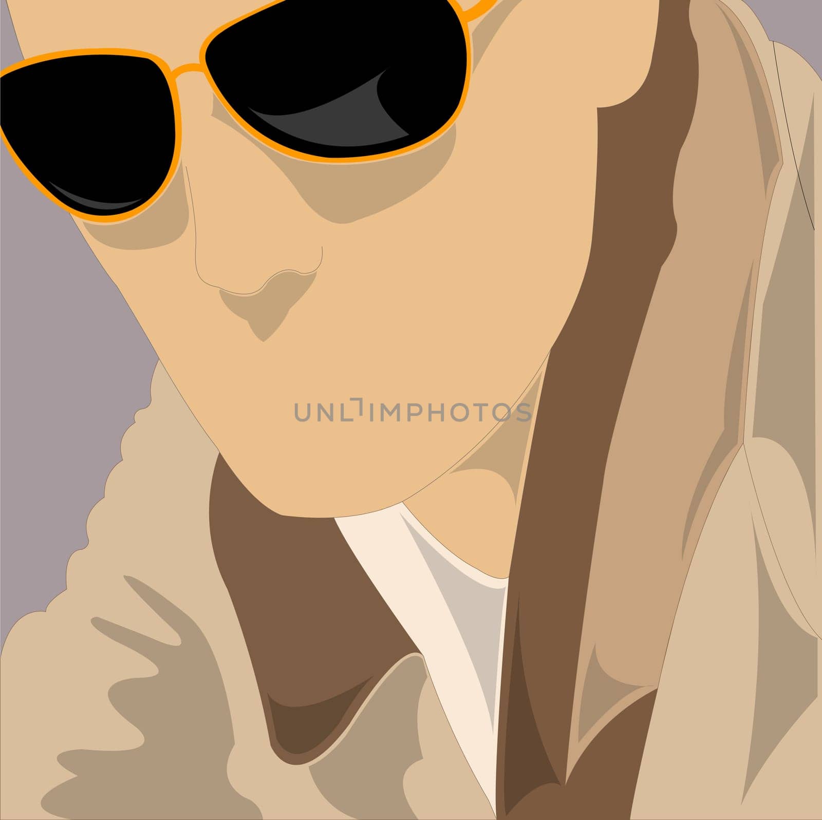 Man wearing a pair of sunglasses